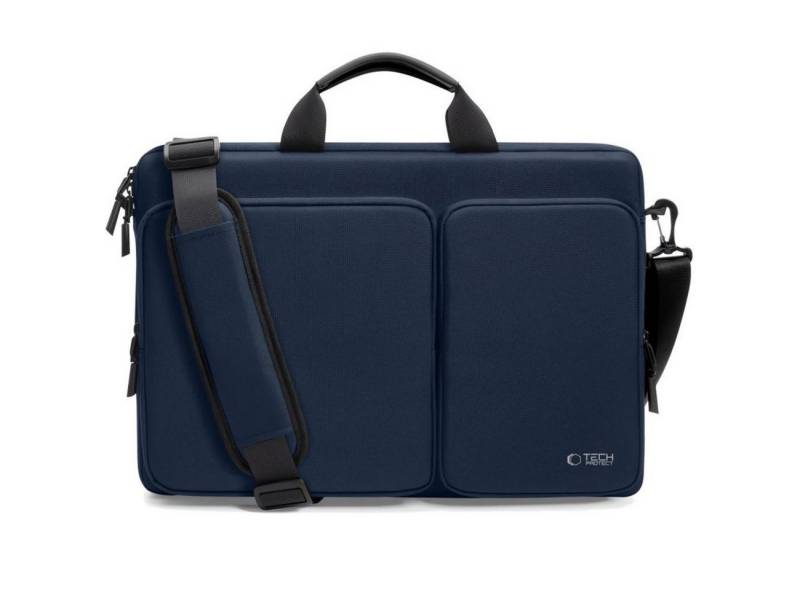 TECH PROTECT Laptoptasche, Gepolsterte Laptop-Tasche mit 4 Fächern und Schultergurt von TECH PROTECT