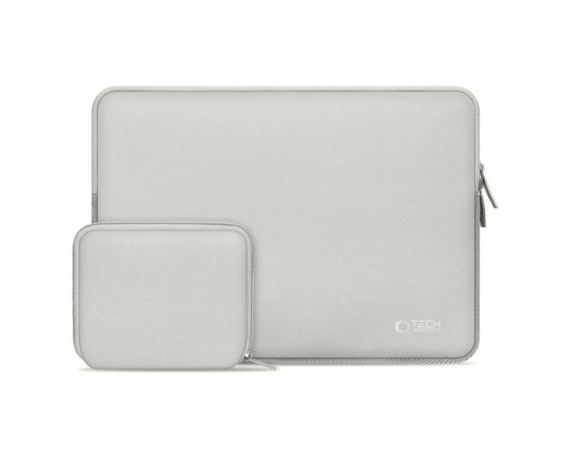 TECH PROTECT Laptoptasche (2-teilig, 1 × NeoSlim Laptoptasche, 1 × NeoSlim Zubehörtasche), Dreischichtige Laptop-Schutzhülle mit zusätzlicher Zubehörtasche von TECH PROTECT