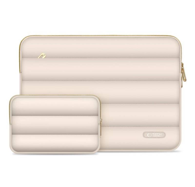 TECH PROTECT Laptoptasche (Laptoptasche und Zubehörhülle), Gepolsterte Laptop- und Zubehörhülle im modernen Puffy-Design von TECH PROTECT