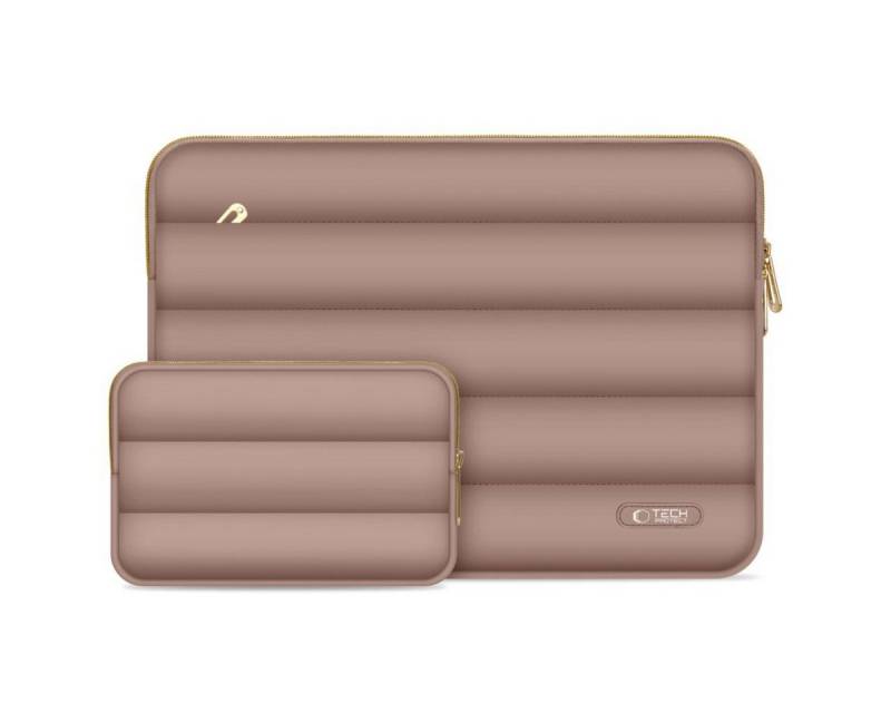 TECH PROTECT Laptoptasche (Laptoptasche und Zubehörhülle), Gepolsterte Laptop- und Zubehörhülle im modernen Puffy-Design von TECH PROTECT