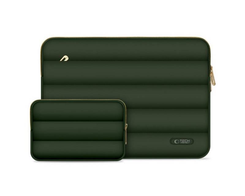 TECH PROTECT Laptoptasche (Laptoptasche und Zubehörhülle), Gepolsterte Laptop- und Zubehörhülle im modernen Puffy-Design von TECH PROTECT