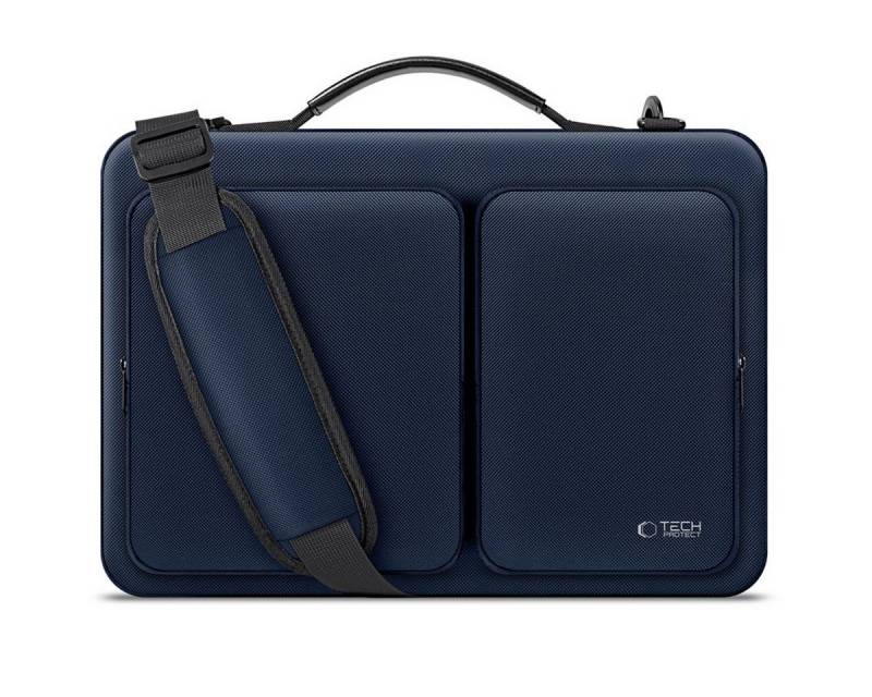 TECH PROTECT Laptoptasche Defender Bag 15-16 Zoll, Gepolsterte Laptoptasche mit mehreren Fächern von TECH PROTECT