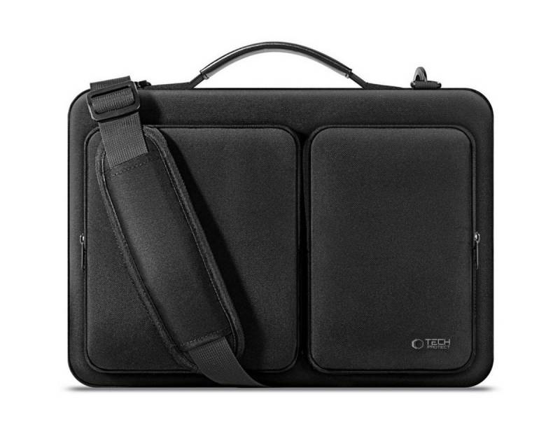 TECH PROTECT Laptoptasche Defender Bag 15-16 Zoll, Gepolsterte Laptoptasche mit mehreren Fächern von TECH PROTECT
