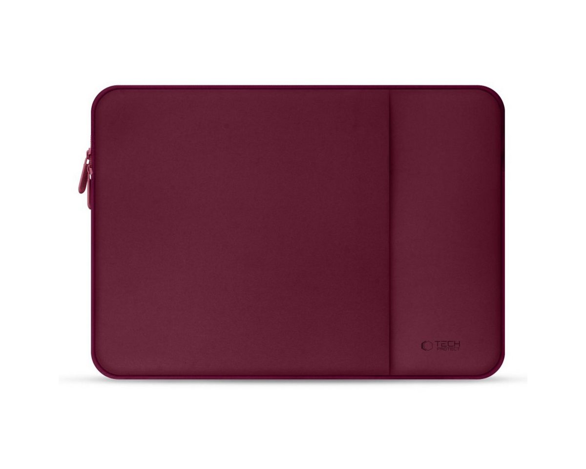 TECH PROTECT Laptoptasche Neopren (Einzelartikel, 1 x Tech-Protect Neopren-Laptoptasche), Weiche stoßdämpfende Neopren-Hülle mit kratzfestem Innenfutter von TECH PROTECT