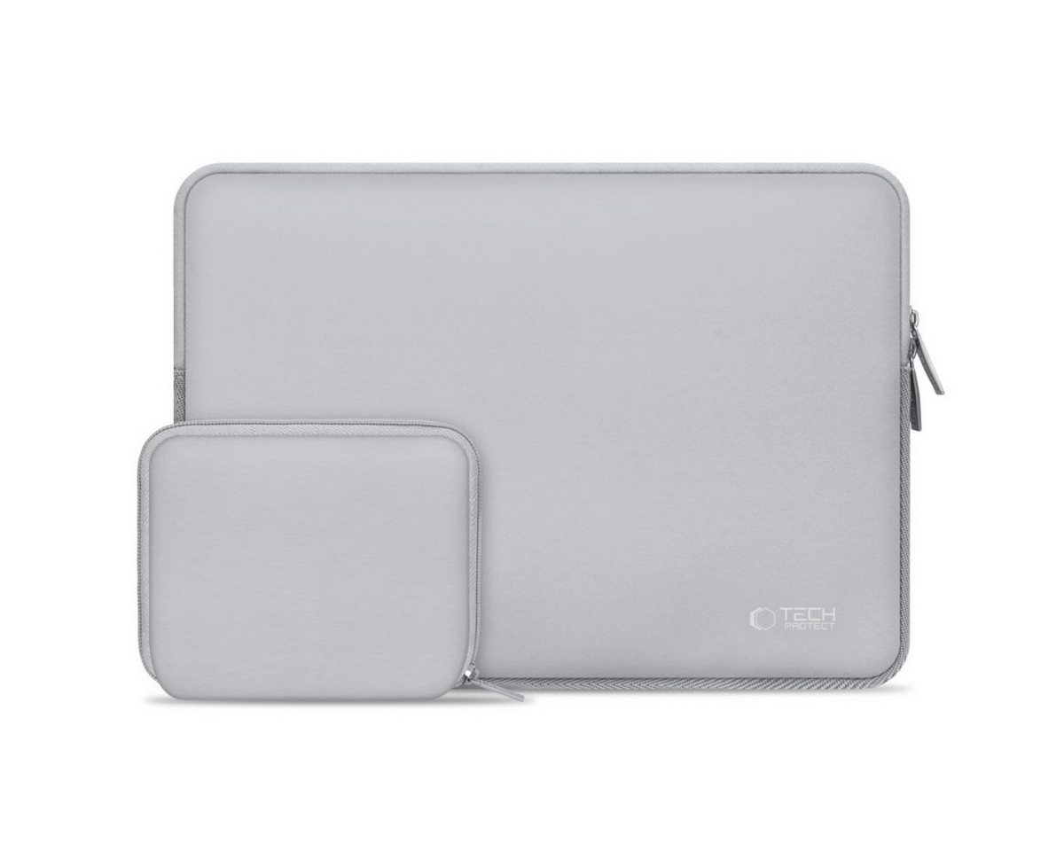 TECH PROTECT Laptoptasche Neoslim (2-teilig (Laptoptasche + Zubehörtasche), Laptoptasche mit zusätzlicher Zubehörtasche im Set von TECH PROTECT