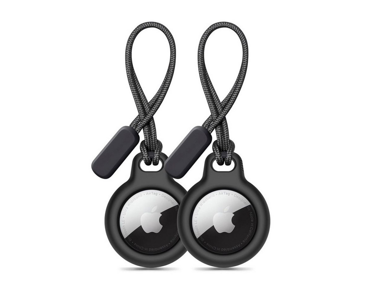TECH PROTECT Schlüsselanhänger (2er-Pack), Robuste AirTag-Schutzhülle mit sicherer Twist-and-Lock Befestigung von TECH PROTECT