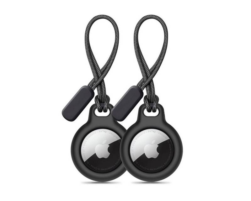 TECH PROTECT Schlüsselanhänger (2er-Pack), Robuste AirTag-Schutzhülle mit sicherer Twist-and-Lock Befestigung von TECH PROTECT