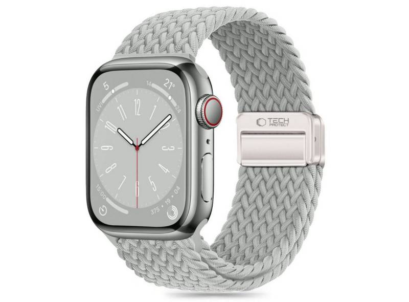 TECH PROTECT Smartwatch-Armband, Atmungsaktives Nylon mit magnetischer Metallschließe von TECH PROTECT