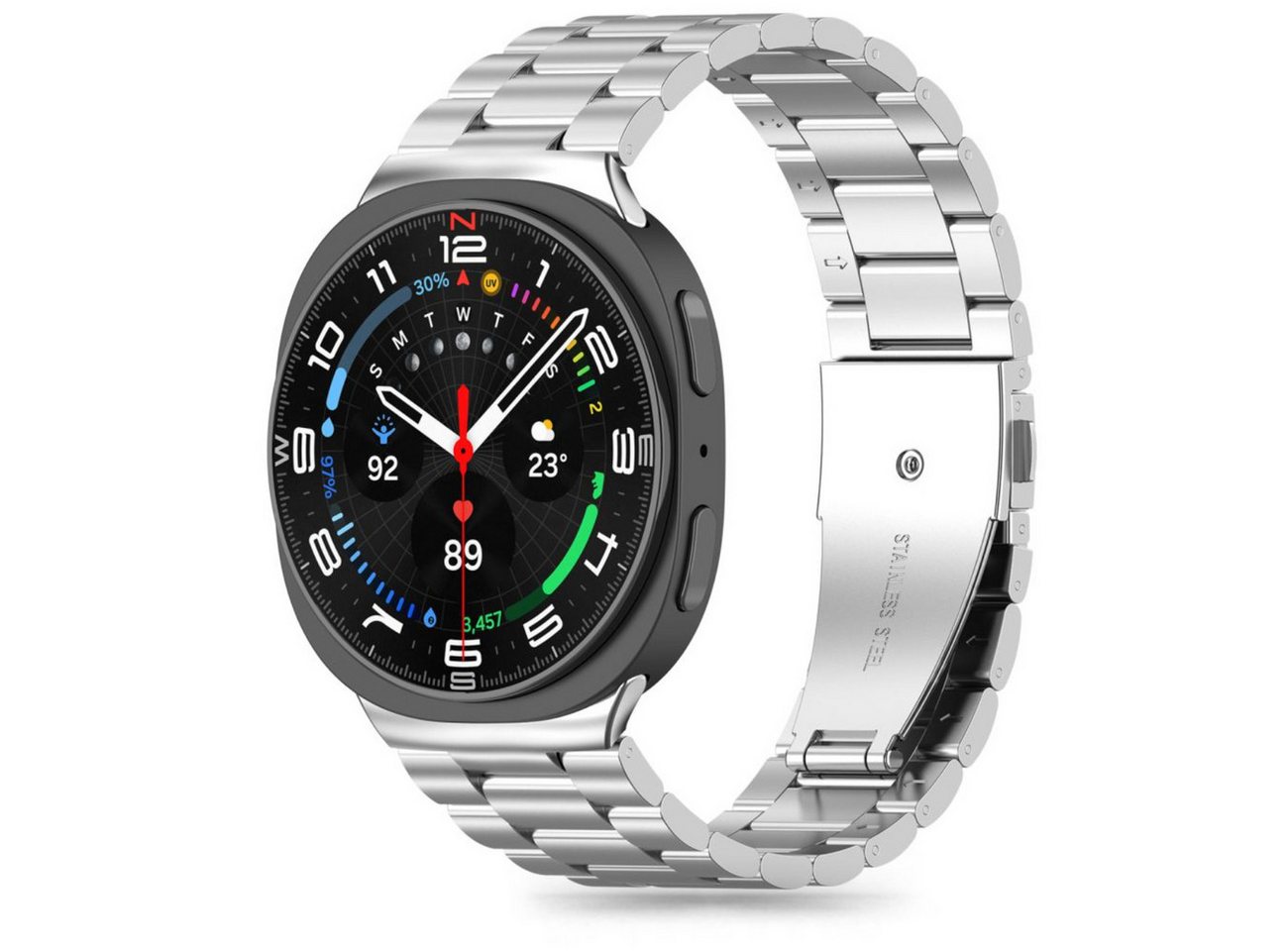 TECH PROTECT Smartwatch-Armband, Verstellbare Glieder, sicherer Metallverschluss TECH PROTECT Smartwatch-Armband, Verstellbare Glieder, sicherer Metallverschluss von TECH PROTECT