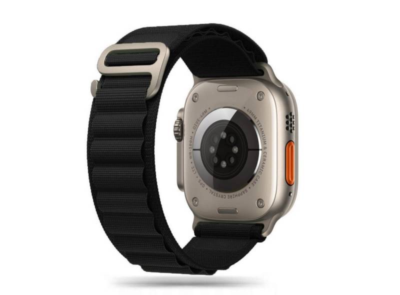 TECH PROTECT Smartwatch-Armband für Apple Watch (42/44/45/49 mm), Atmungsaktives, doppellagiges Nylonband mit verstellbarem Verschluss von TECH PROTECT