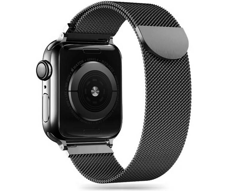 TECH PROTECT Smartwatch-Armband für Apple Watch (42/44/45/49 mm), Elegantes Edelstahl-Milanese Armband von TECH PROTECT