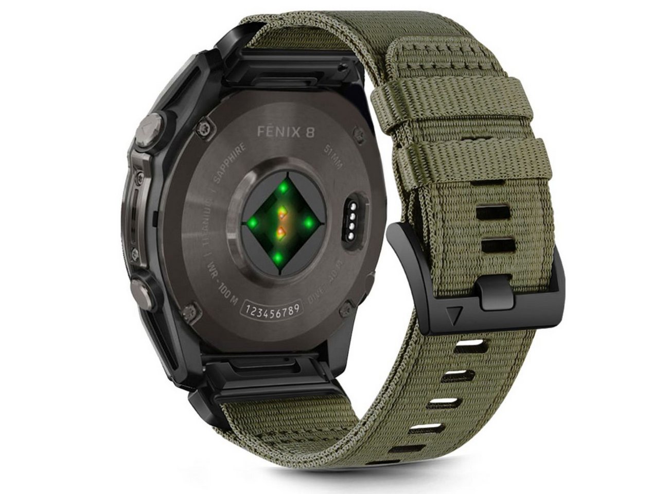 TECH PROTECT Smartwatch-Armband für Garmin Fenix 5X / 5X Plus / 6X / 6X Pro / 7X / 8 (51 mm), Langlebiges und atmungsaktives Ersatzarmband von TECH PROTECT
