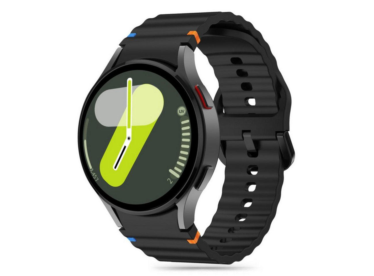 TECH PROTECT Smartwatch-Armband für Samsung Galaxy Watch 4/5/5 Pro/6/7/FE, Wasser- und schweißresistent, verstellbare Länge, angenehme Haptik von TECH PROTECT