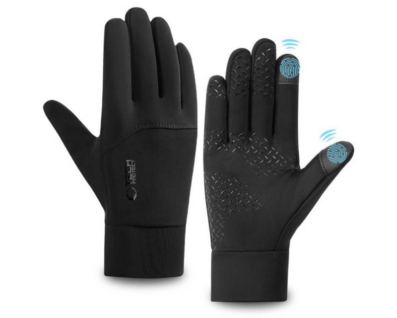TECH PROTECT Thermohandschuhe WG01 Touchscreen-fähig mit wärmeisolierendem Innenfutter von TECH PROTECT