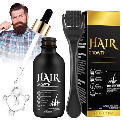 TECHEEL Bartöl Herren Bartwachstum Öl Beard Growth Kit mit Bartroller Bart Wachstum Serum Bart Öl Man Bartwuchsförderndes Serum Bartwuchsmittel Männer Bartwachstum Serum für Männer TECHEEL Bartöl Herren Bartwachstum Öl Beard Growth Kit mit Bartroller Bart Wachstum Serum Bart Öl Man Bartwuchsförderndes Serum Bartwuchsmittel Männer Bartwachstum Serum für Männer von TECHEEL