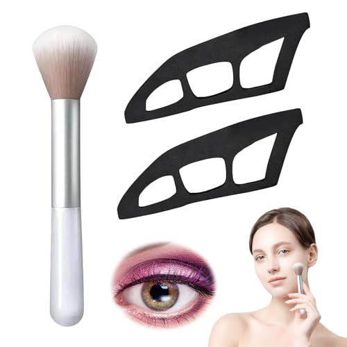 3 Stück Lidschatten Schablone augen Lidschatten Schablone werkzeug augen makeup schablone Eyeshadow Tool Eyeshadow Applicator Tool Suitable für Makeup Lovers und Beginners von TECHEEL