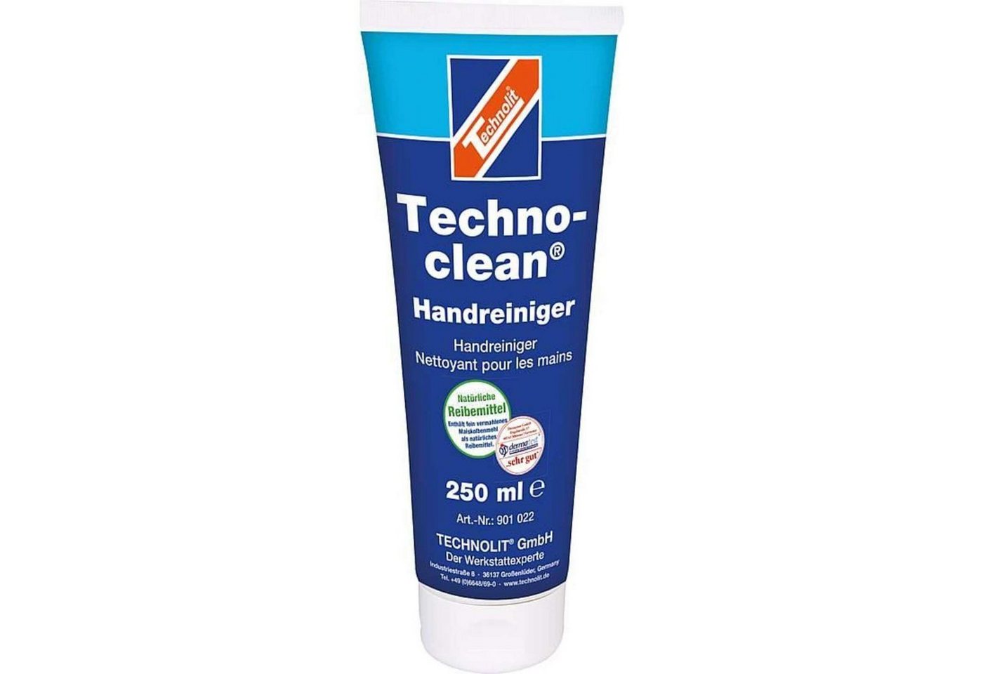 TECHNOLIT® Handcreme Technoclean-Tube 250 ml, Handreiniger, Handwaschpaste, Handreinigung von TECHNOLIT®