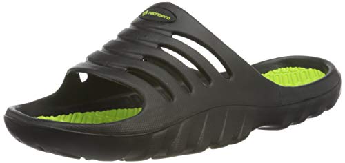 TECNOPRO Herren Badeslipper Pamplona Slingback Sandalen, Schwarz (Schwarz/Grün 000) von TECNOPRO