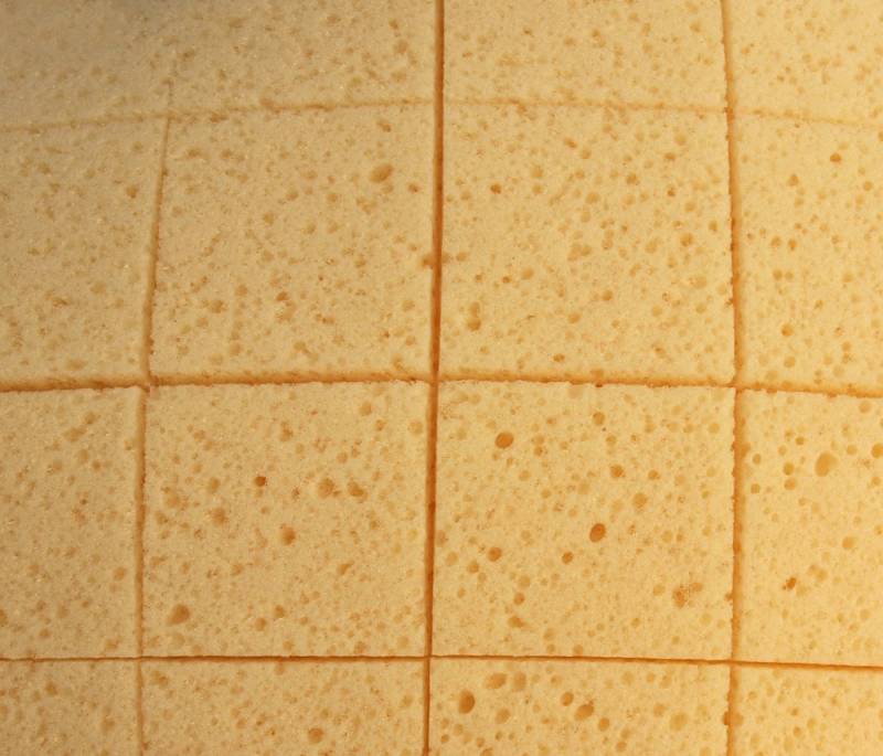 TECTOOL Reinigungsschwamm FLIESENWASCHBRETT HYDRO, GERASTERT, 280X140X30MM, 280 x 140 x 30 mm von TECTOOL