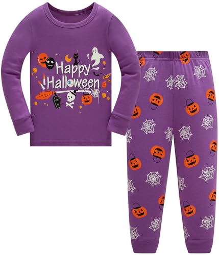 TEDD Mädchen Schlafanzug Baumwolle Süß Einhorn Langarm Zweiteiliger Schlafanzüge Set Kinder Nachtwäsche Winter Weihnachten Pyjama Größe 11-12 Jahre von TEDD