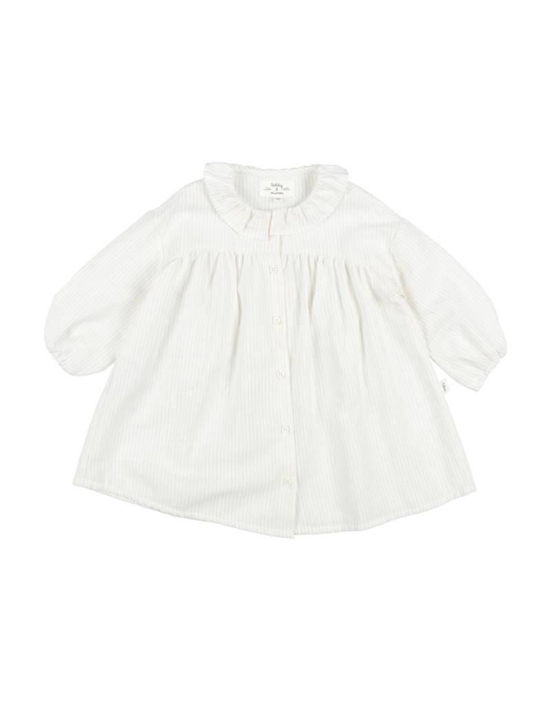 TEDDY & MINOU Babykleid Kinder Elfenbein von TEDDY & MINOU