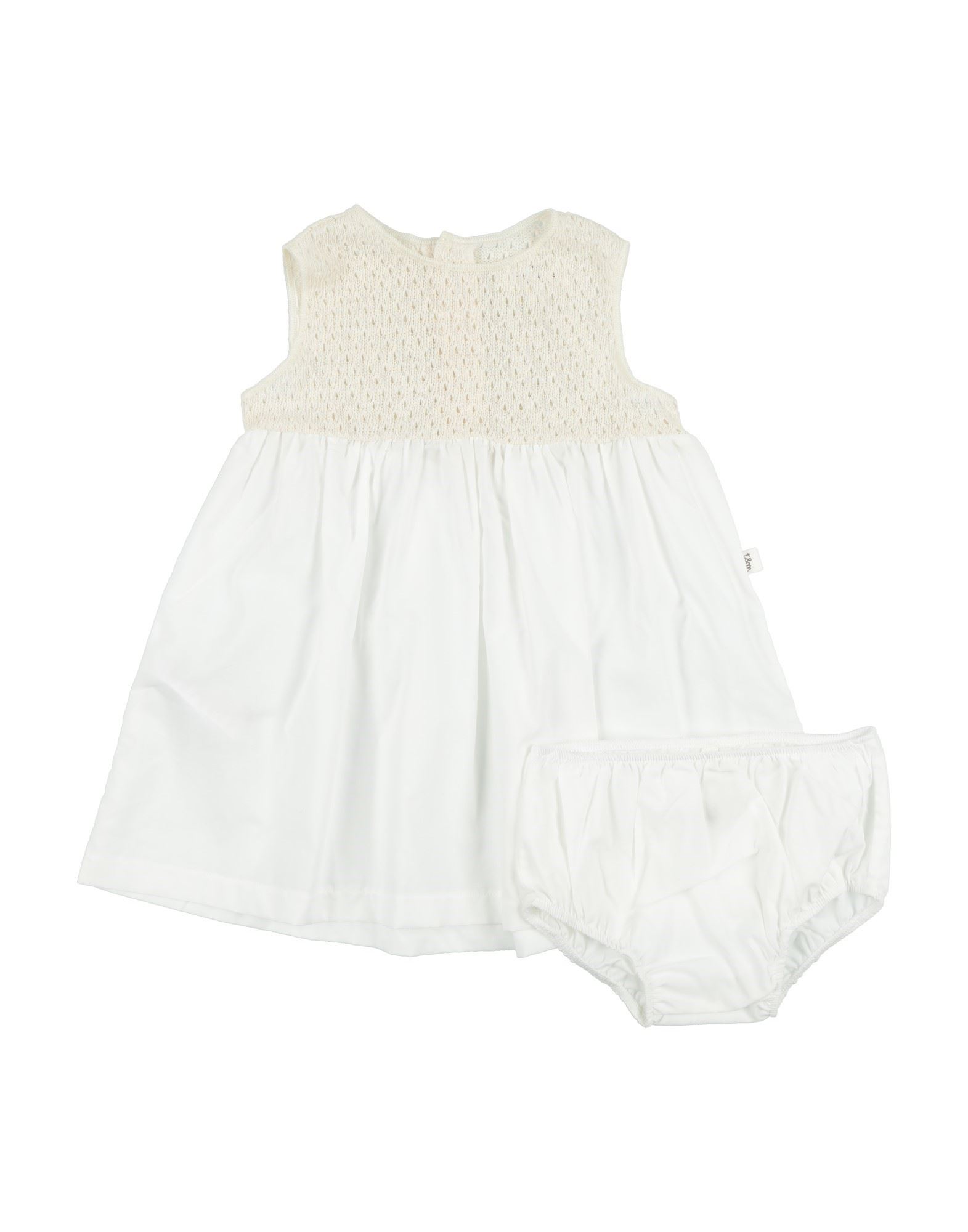 TEDDY & MINOU Babykleid Kinder Weiß von TEDDY & MINOU