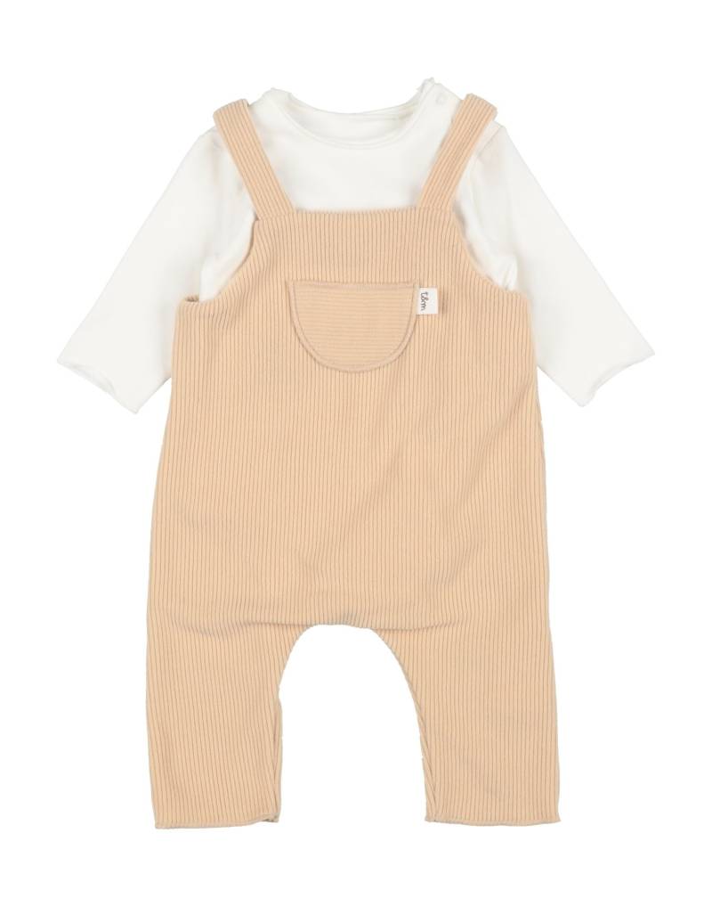 TEDDY & MINOU Babystrampler & -latzhosen Kinder Beige von TEDDY & MINOU