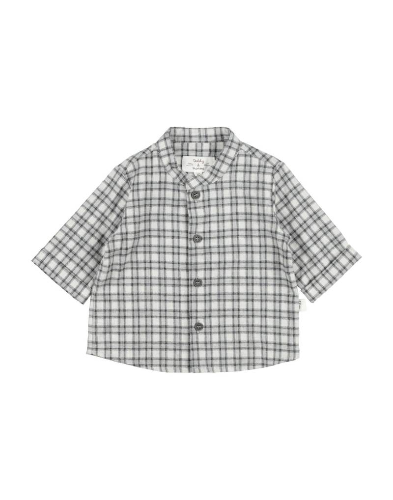 TEDDY & MINOU Hemd Kinder Hellgrau von TEDDY & MINOU