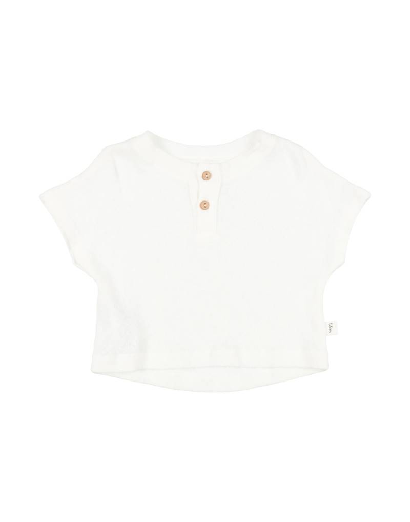 TEDDY & MINOU Pullover Kinder Weiß von TEDDY & MINOU