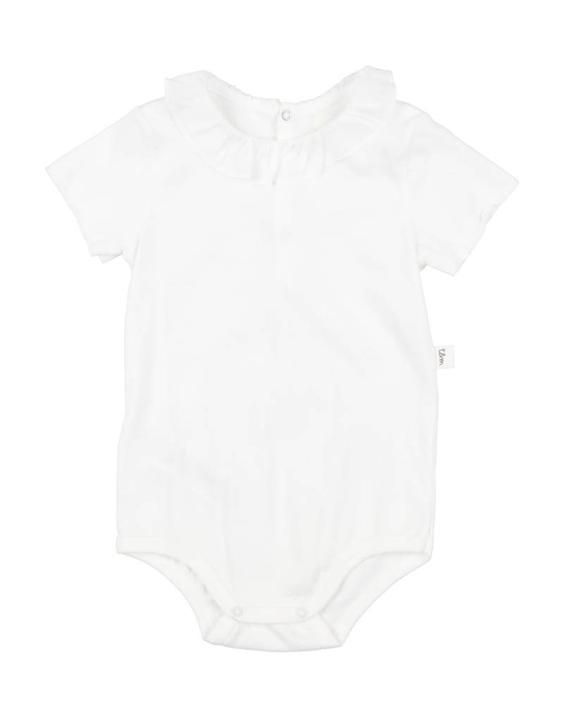 TEDDY & MINOU Strampelanzug Kinder Weiß von TEDDY & MINOU