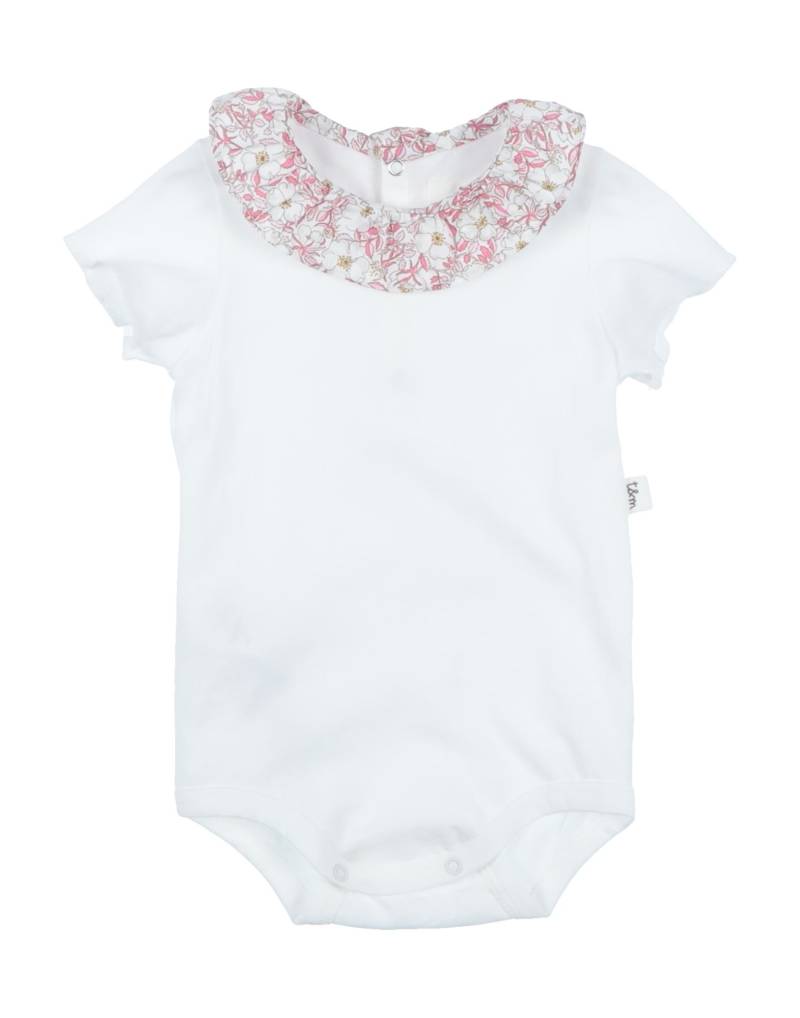 TEDDY & MINOU Strampelanzug Kinder Weiß von TEDDY & MINOU