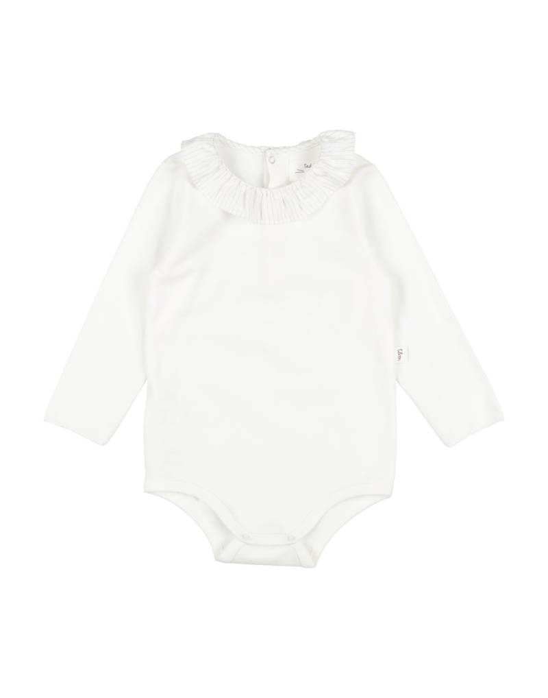 TEDDY & MINOU Strampelanzug Kinder Weiß von TEDDY & MINOU