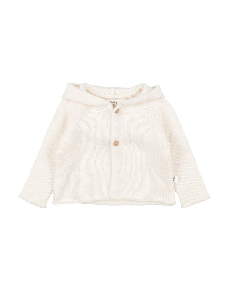 TEDDY & MINOU Strickjacke Kinder Off white von TEDDY & MINOU
