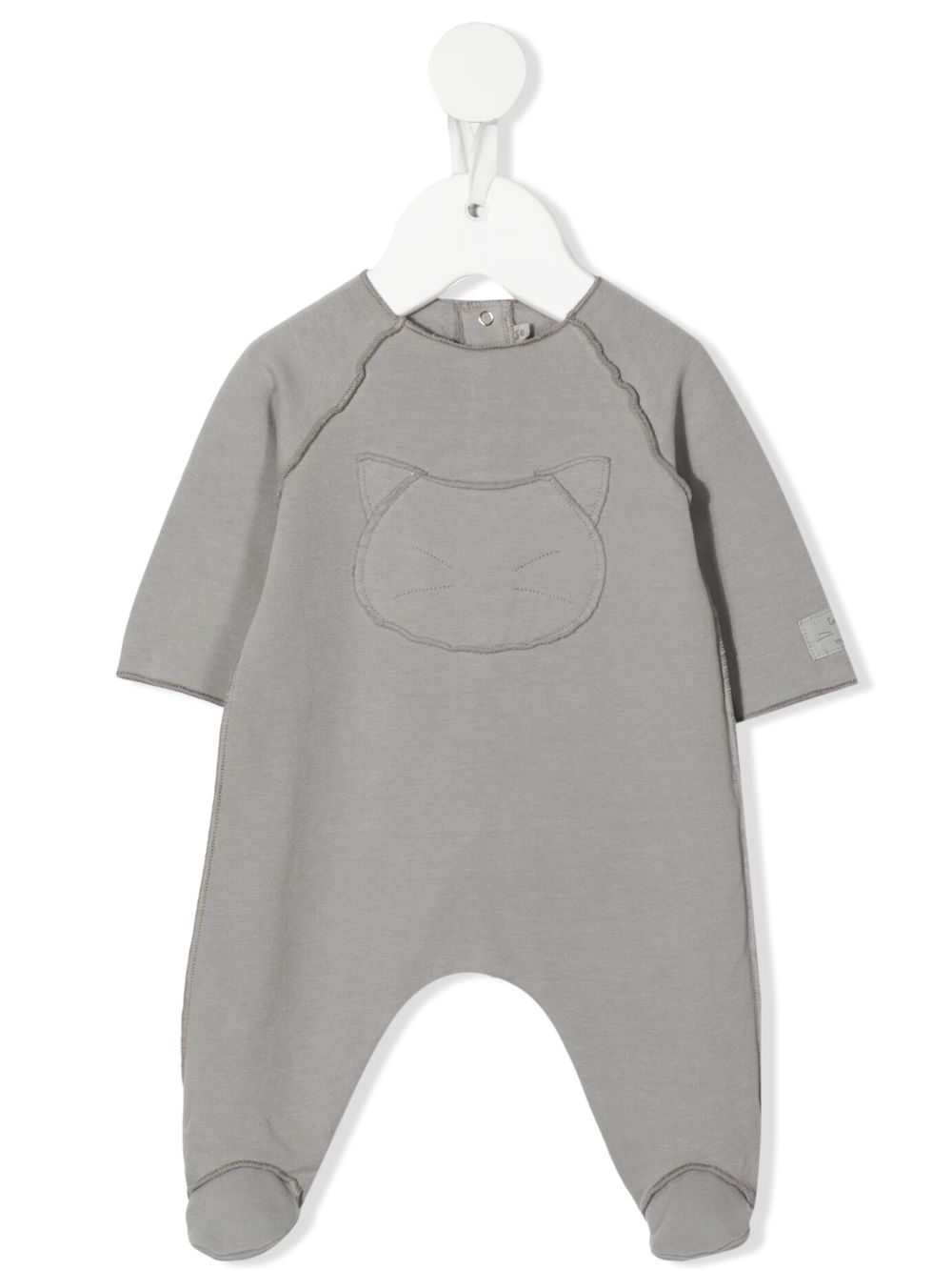 TEDDY & MINOU Body mit Logo-Patch - Grau von TEDDY & MINOU