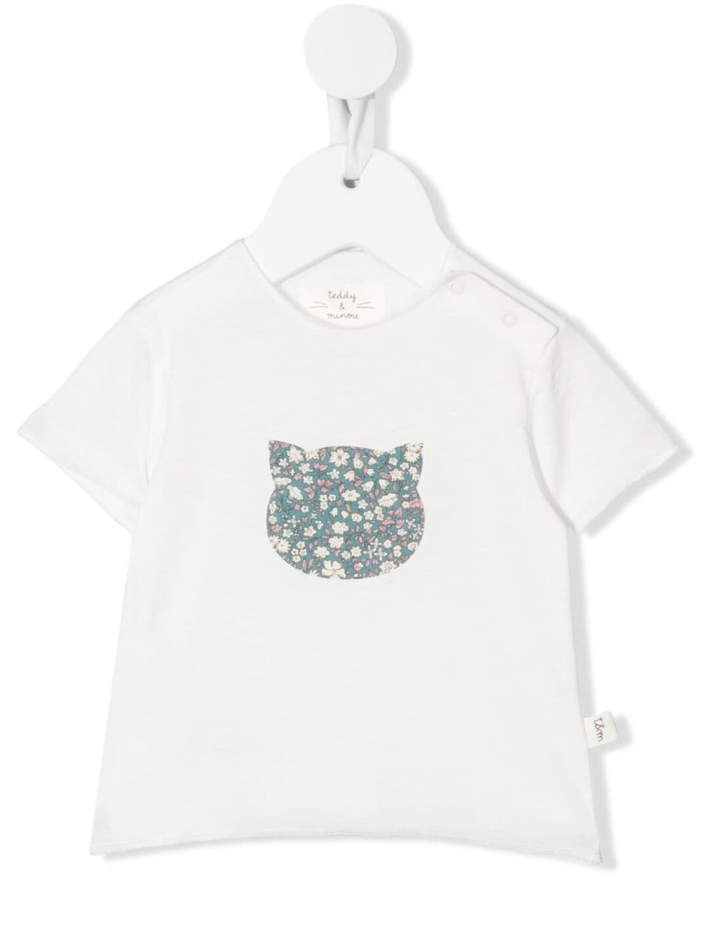 TEDDY & MINOU T-Shirt mit Blumen-Print - Weiß von TEDDY & MINOU