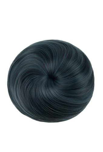 Dutt-Perücke, Dutt-Verlängerung, Damen-Haarteil (tiefes Tintengrün) von TEDPRBGE