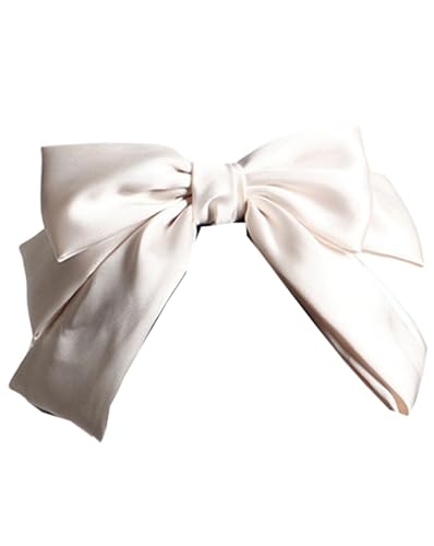 Elegantes Lolita Schleifen-Haarband, große Schleife, Haarband, Dienstmädchen-Haarschmuck für Damen (Beige, Einheitsgröße) von TEDPRBGE