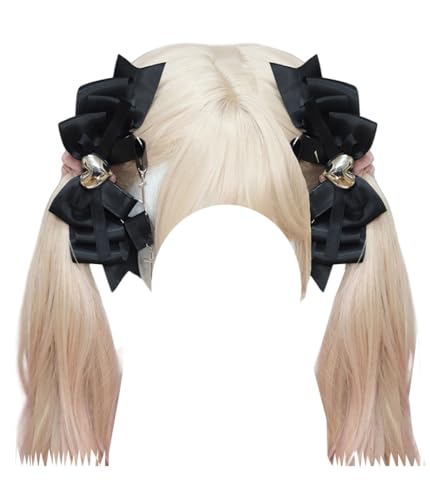 Lolita Haarspangen für Damen, mit Schleife, Gothic, Spitze, 1 Paar, Schwarz Lolita Haarspangen für Damen, mit Schleife, Gothic, Spitze, 1 Paar, Schwarz von TEDPRBGE
