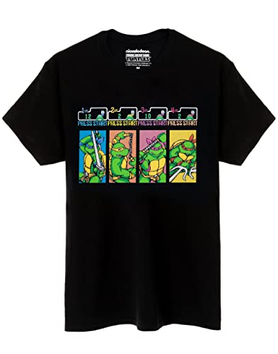 TEENAGE MUTANT NINJA Turtles T-Shirt Herren TMNT Arcade Game Retro Top XL von TEENAGE MUTANT NINJA