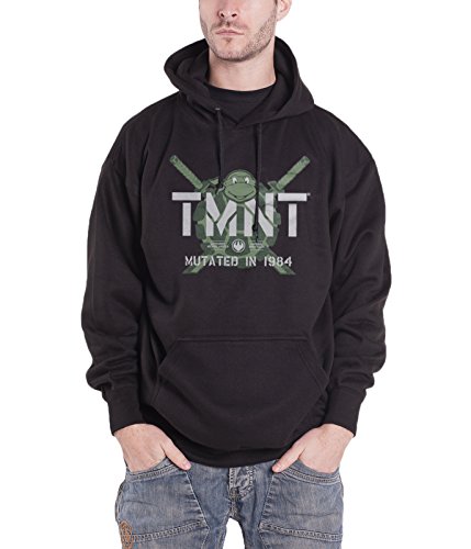 Teenage Mutant Ninja Turtles Herren Kapuzenpullover, Schwarz, L von Teenage Mutant Ninja Turtles