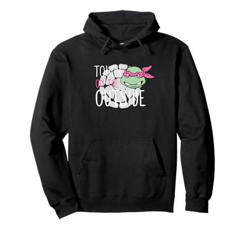 Turtles - Girl Tough On The Outside, weiß Pullover Hoodie von TEENAGE MUTANT NINJA