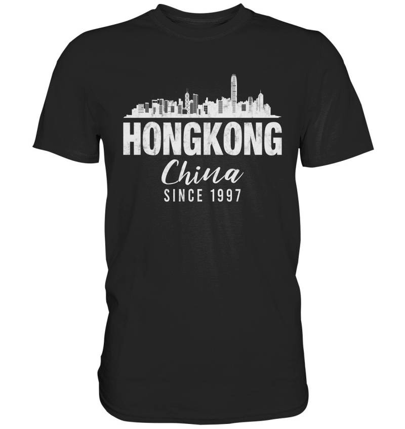 Hongkong Trip Shirt, City Skyline Tshirts, Town T-Shirt , Kurzarm Unisex T-Shirt, Weltenbummler Shirt Hongkong Trip Shirt, City Skyline Tshirts, Town T-Shirt , Kurzarm Unisex T-Shirt, Weltenbummler Shirt von TEESNTOWNS