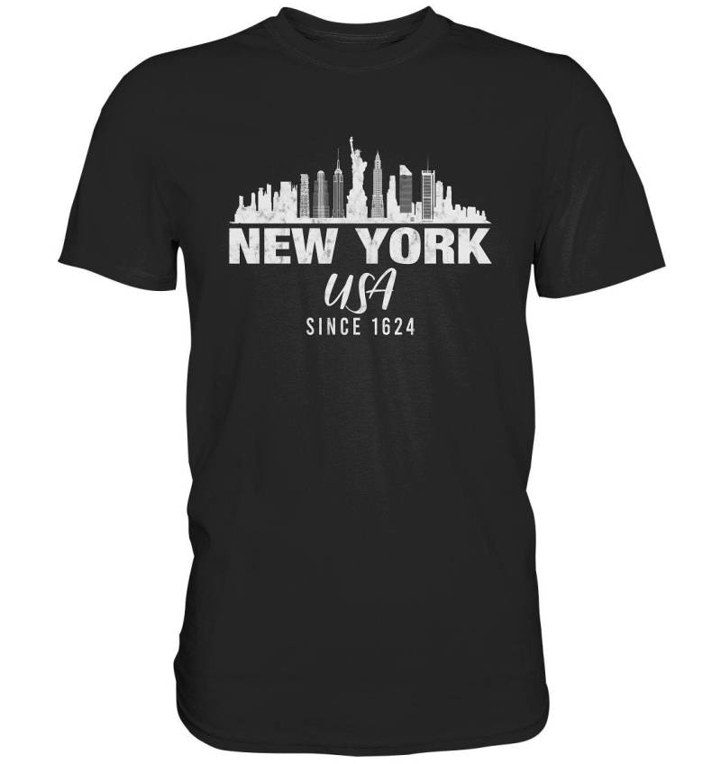 New York Skyline T-Shirt Schwarz, Reise Shirt, City, Kurzärmeliges Unisex City Lover Shirt New York Skyline T-Shirt Schwarz, Reise Shirt, City, Kurzärmeliges Unisex City Lover Shirt von TEESNTOWNS