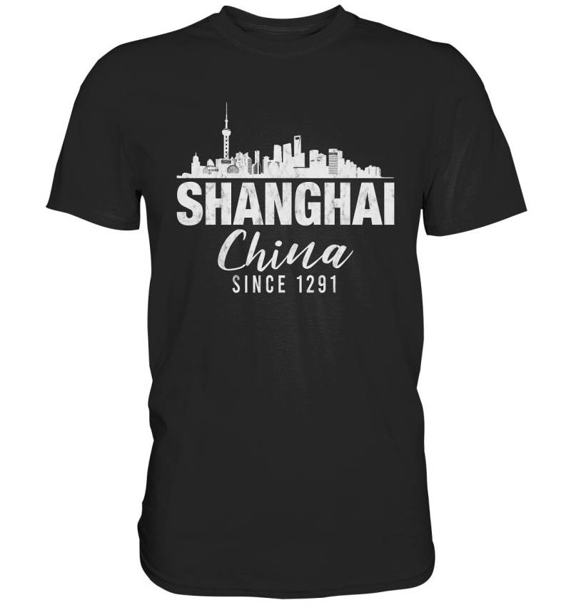 Shanghai Trip Shirt, City Skyline Tshirts, Town T-Shirt , Kurzarm Unisex T-Shirt, Weltenbummler Shirt Shanghai Trip Shirt, City Skyline Tshirts, Town T-Shirt , Kurzarm Unisex T-Shirt, Weltenbummler Shirt von TEESNTOWNS