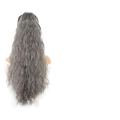 Haar Chignon 1 Pack Synthetische Knoten Lange Lockige Wasser Welle Perücke Frauen Schnur Haar Kamm Pferdeschwanz Hair Extensions Knot Messy Bun haarteile (Color : SW288-0403) von TEESONG