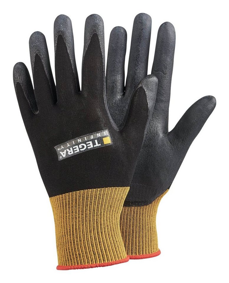 TEGERA® Arbeitshandschuhe Strickhandschuh Nitrilbe. 8800, Größe 8 von TEGERA®