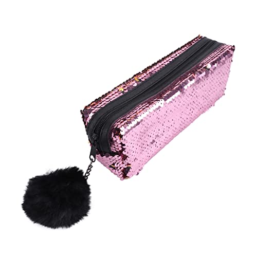 TEHAUX 1 Stück Federmäppchen Pailletten Bleistiftetui Make Up Bleistiftetui Mädchen Bleistifttasche Damen Geldbörsen Meerjungfrauen Kind Bleistift Organizer Studenten von TEHAUX