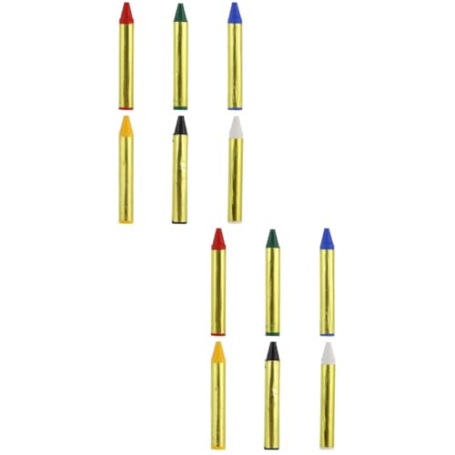 TEHAUX 12stücke Gesichtsfarben Stifte Für Mädchen Waschbare Ungiftige Face Paint Crayons Für Partys Halloween Und Festivals Geeignet Für Altersgruppen von TEHAUX