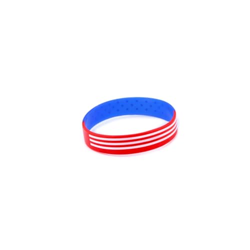 TEHAUX 15st Silikonarmband Armband Aus Gummi Mädchenarmband Patriotische Parteibevorzugung Handringe Patriotische Silikonarmbänder Einzigartige Geschenke Männer Und Frauen Schmuck Sport von TEHAUX