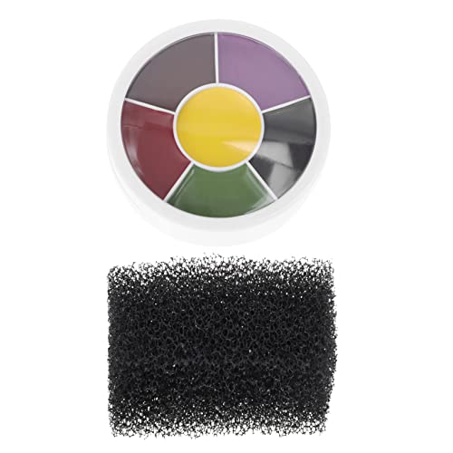 TEHAUX 1satz Polychromatische Halloween Gesichts Und Körperfarben Umweltfreundliche Ölfarben Für Realistische Wunden Farben Schwamm Für Karneval Und Themenpartys von TEHAUX